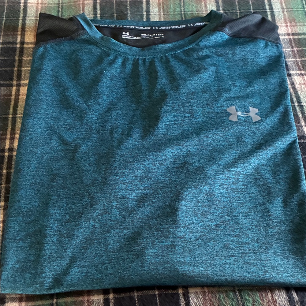 Mens Under Armour Heat Gear Performance Tee